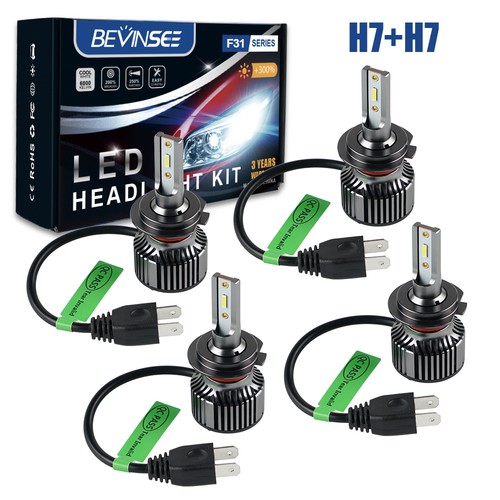 2pair led headlight bulbs - led,