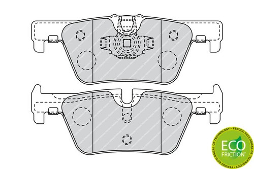 New brake pad set disc - new,