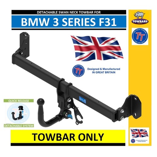 Detachable swan neck - neck, towbar