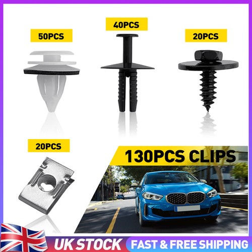 130pc undertray clips for - undertray, bmw