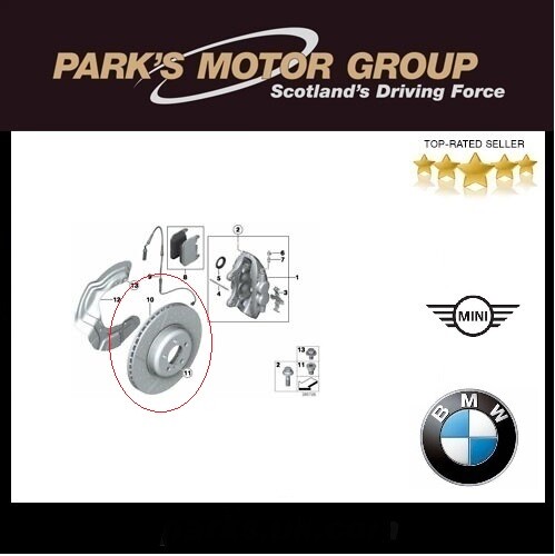Genuine bmw pair front - front, m