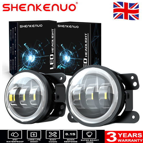 Pair inch round led fog - pair,