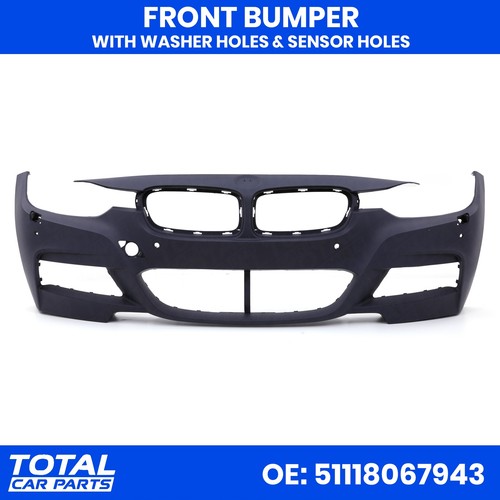 Primed front bumper with - primed,