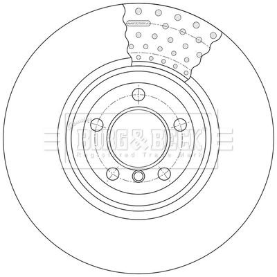 Borg beck bbd7013s brake - bbd7013s,