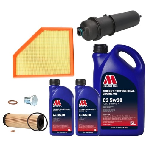 Oil air fuel - air, service