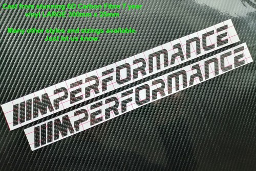 Bmw performance vinyl - 2x,